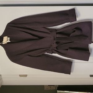 L.L. Bean Plum Wool Coat - good used condition - size medium